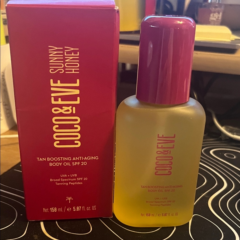 Coco & Eve Sunny Honey Tan Boosting Body Oil